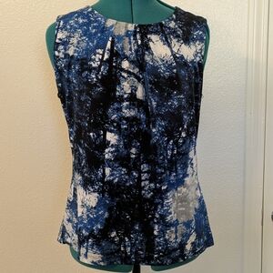 Calvin Klein Sleeveless Blouse Top - Medium